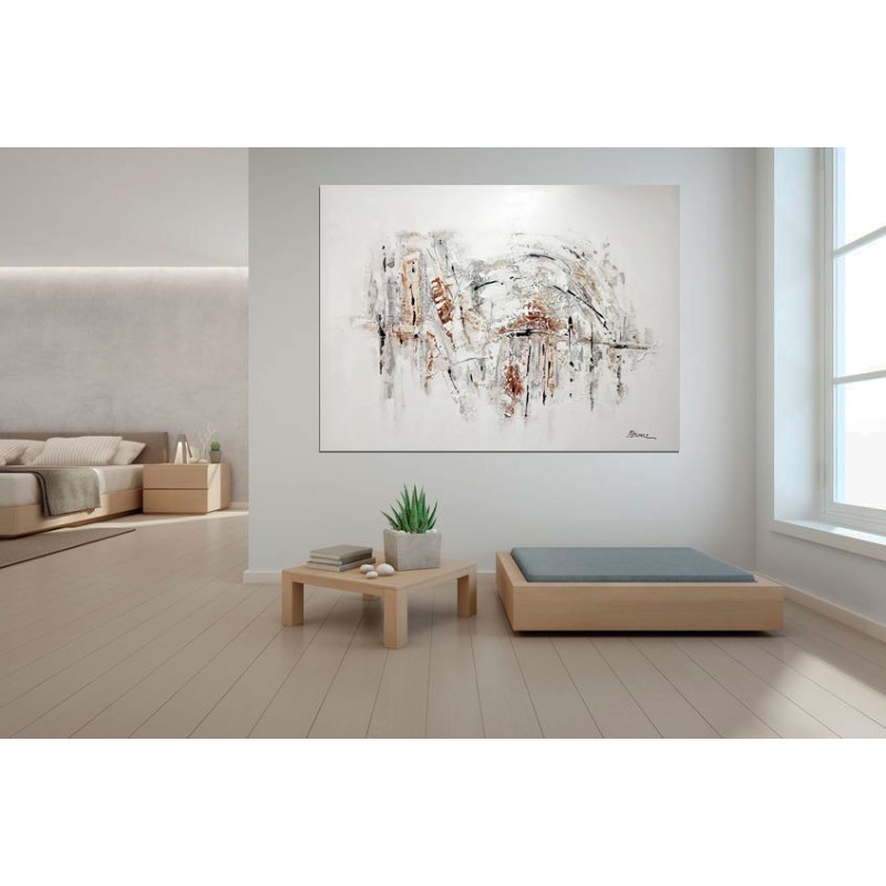 Cuadros Modernos-Pintura original abstracta 150 x 95 cm